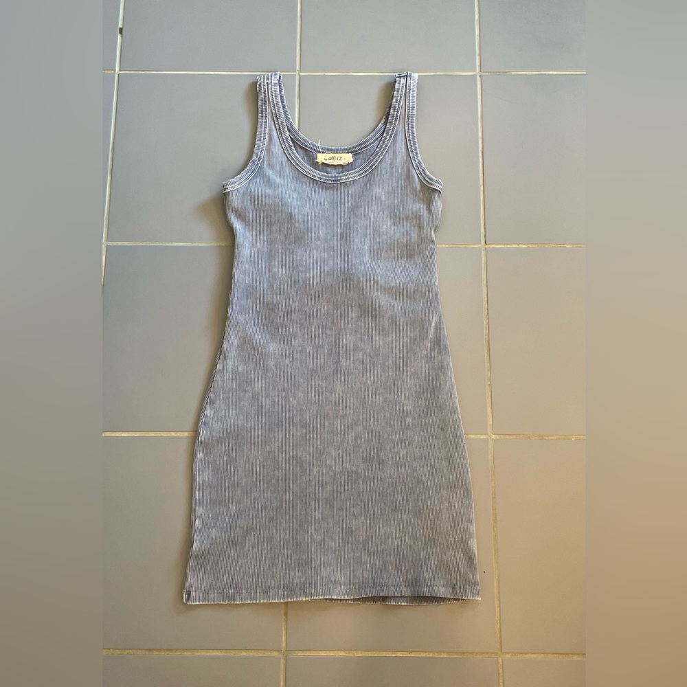 Gray Sleeveless Dress